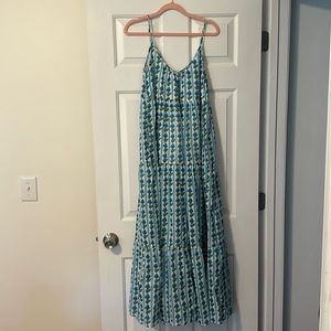 Olivia James block print maxi dress